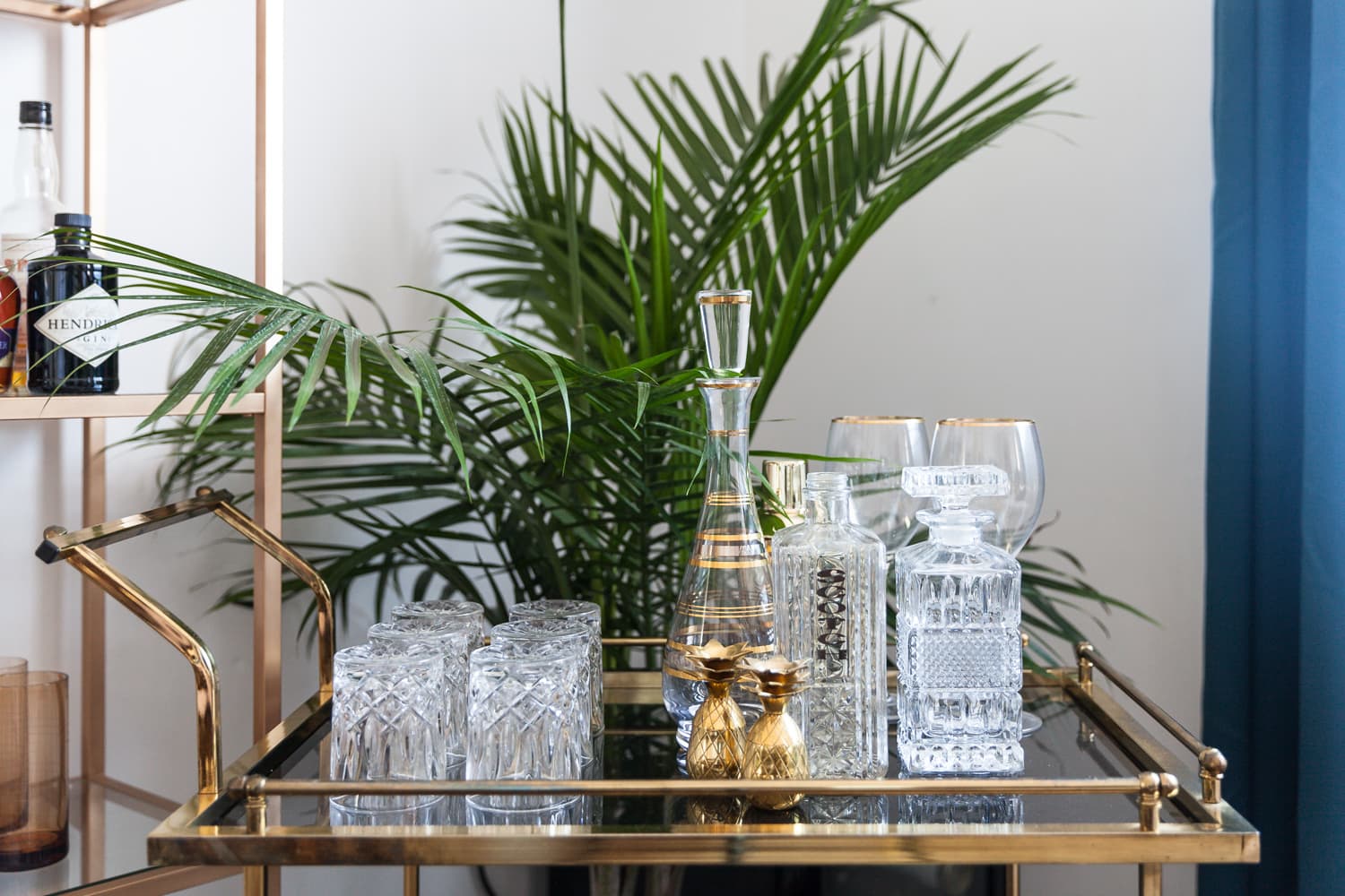 Folding Bar Carts for Small Spaces Apartment Therapy